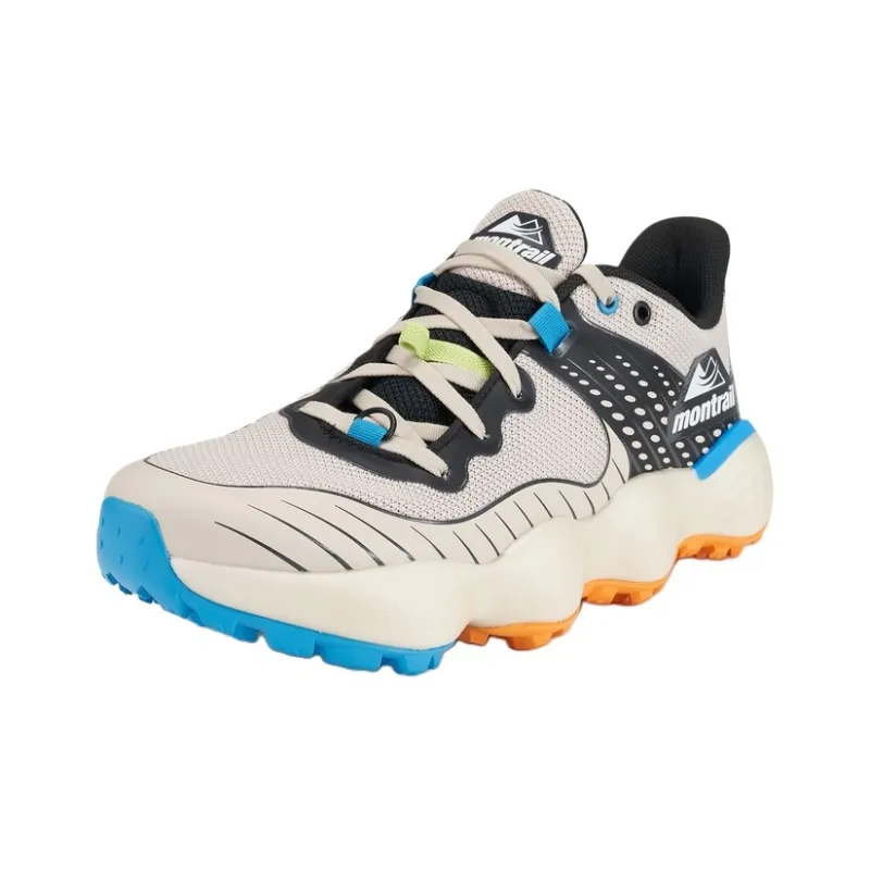 Columbia Montrail Anti Slip Wear Resistant Low Top Running Shoes Men's White Black-1