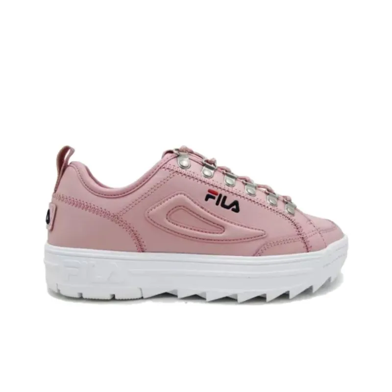 FILA Disruptor Anti-Slip And Wear-Resistant Breathable Low-Top Casual Shoes Women's Pink-1