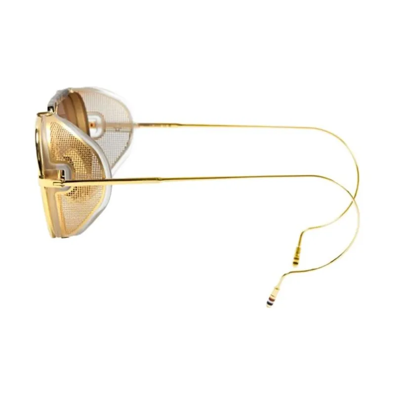 THOM BROWNE 20th Anniversary Edition Round frame Sunglasses-2