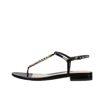 GUCCI 24 Spring Summer Collection Signoria Collection One Strap Sandals 1.5cm Women's Black