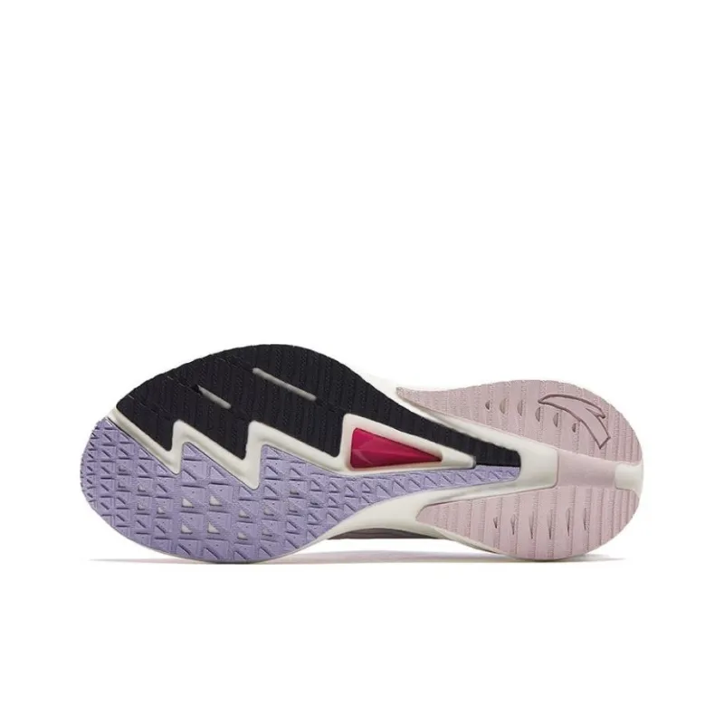 Anta Wear resistant And Lightweight Low Top Running Shoes Women's Purple Pink-3
