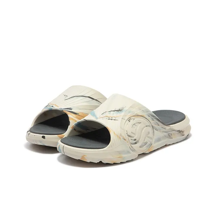 361° AG Tidal Drag Slide Slippers Men's Sheepskin In Paper Color-2