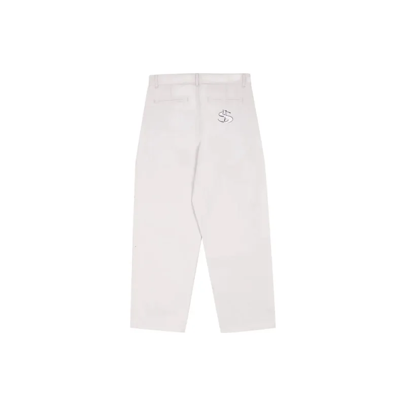 YARDSALE SS24 Phantasy Slacks Casual Pants Unisex Gray White-1