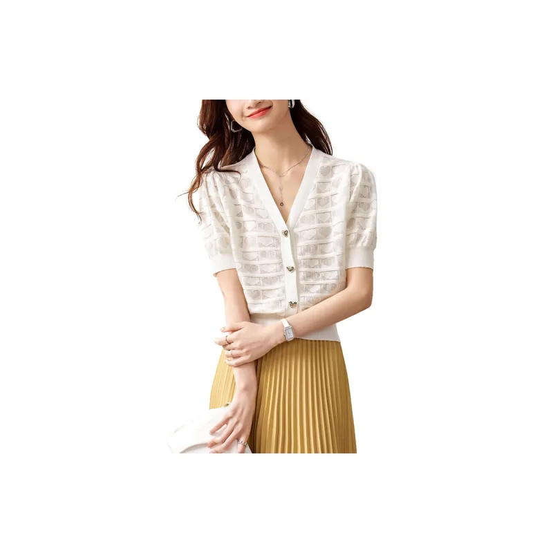SENTUBILA Knitwear Women's White-1