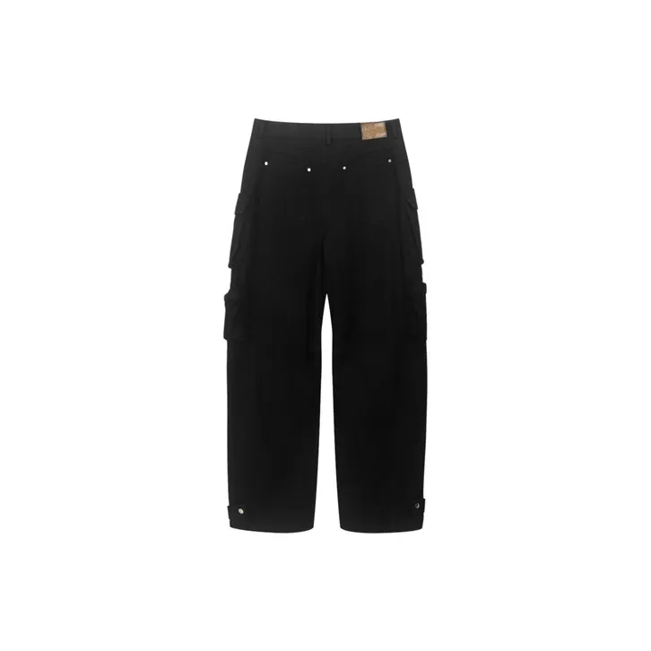 Bosieagender Cargo Pants Unisex Black-1