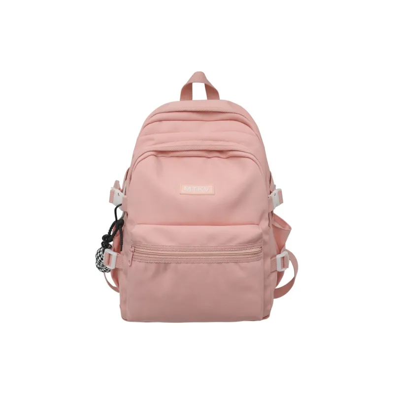 Travel Nylon Backpack Regular Unisex White/Black/Blue/Pink-16