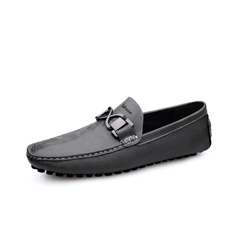 Wen Nai Beanie Shoes Men's Gray-1