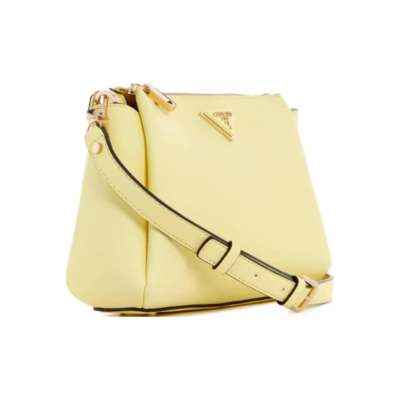 GUESS Artificial Leather Shoulder Bag Crossbody Bag Small Size Yellow-1