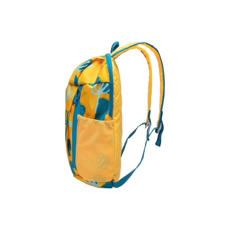 DECATHLON Polyester Hiking Bag Backpack Unisex Yellow With Fluorescent Bright Orange-3