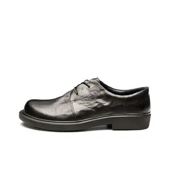Brounvanm Dress Shoes Men Low Top Coffee/Black
