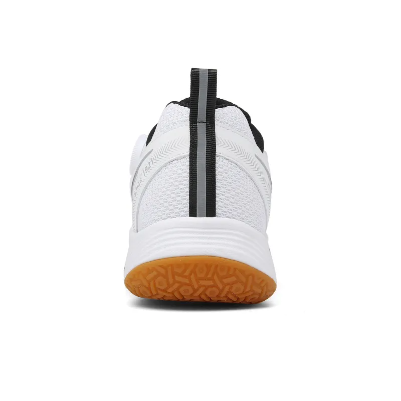 Binary Badminton Shoes Unisex Low Top Umber/White/Black-5