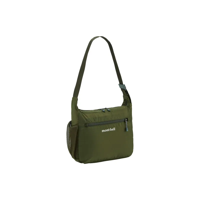 MONTBELL Nylon Shoulder Bag Unisex Khaki Green-0