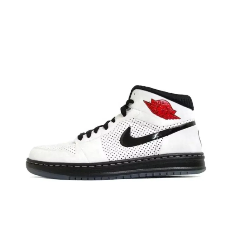 JORDAN Alpha 1 White Perforated-0