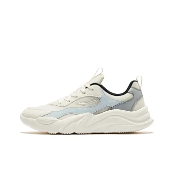 Erke Wild Surge 2.0 Durable Breathable Low-Top Casual Shoes Men's Microcrystal White Dream Blue