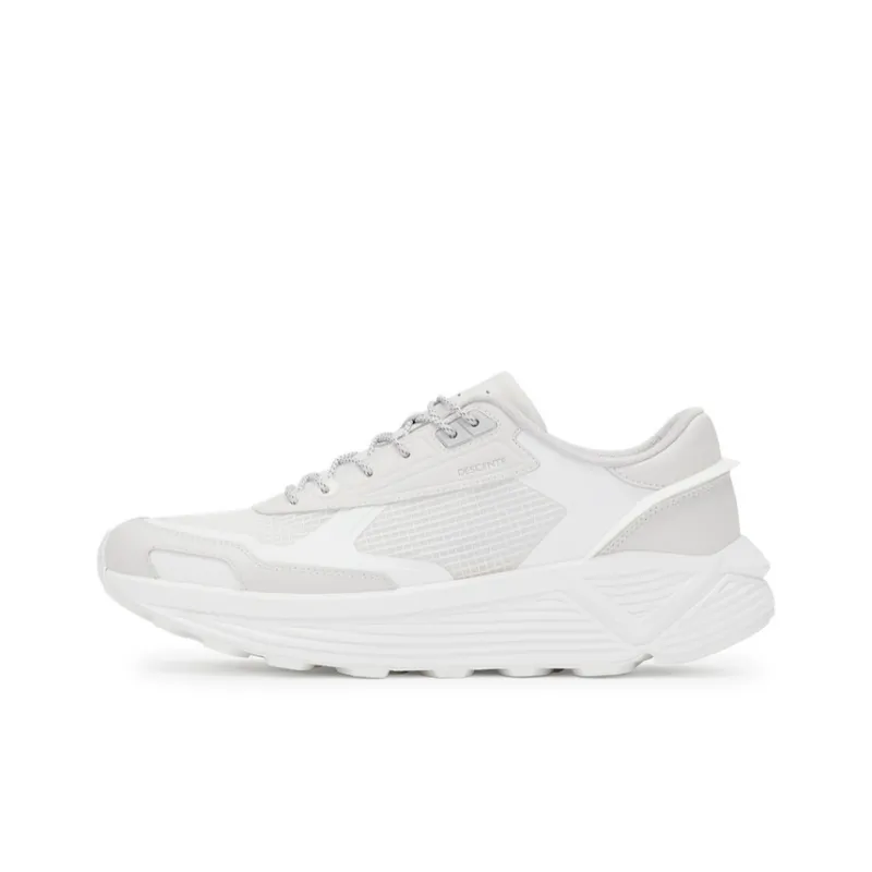 DESCENTE DUALIS Breathable Lightweight Low Top Casual Shoes Women's White-0