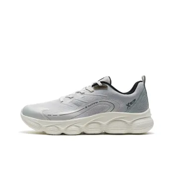 XTEP Running Shoes Men Low Top Lunar Stone Gray/Eco Friendly Gray