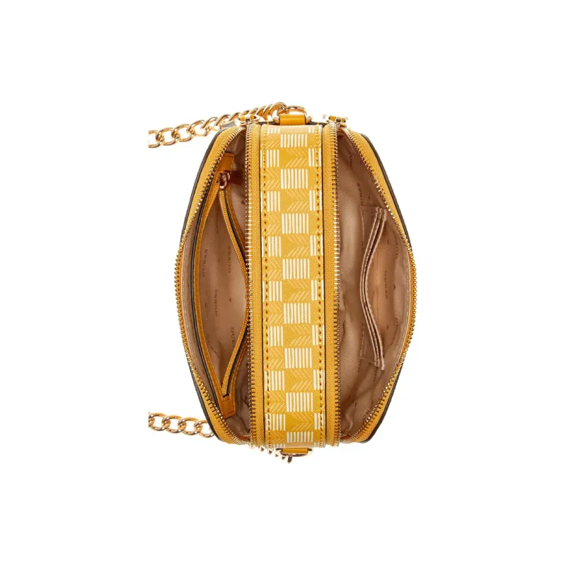 GUESS Artificial Leather Camera Bags Crossbody Bags Women's Yellow-3