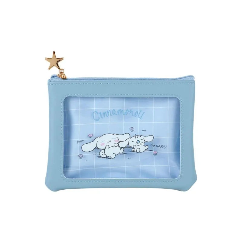 Sanrio PU Card Holder Wallet Women's Blue-0