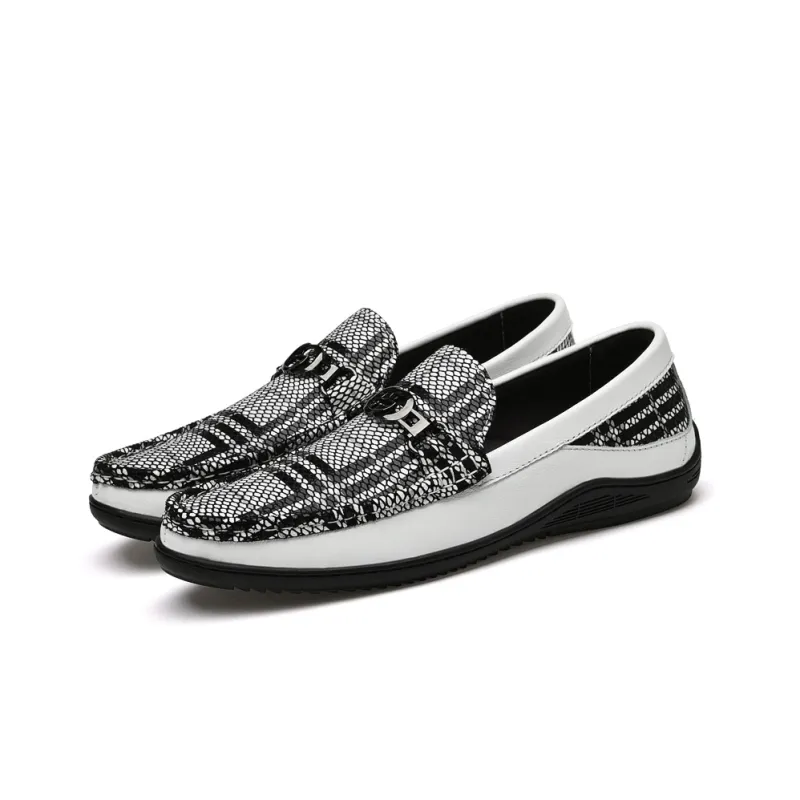 DILIKAN Loafers Men Black/White-3