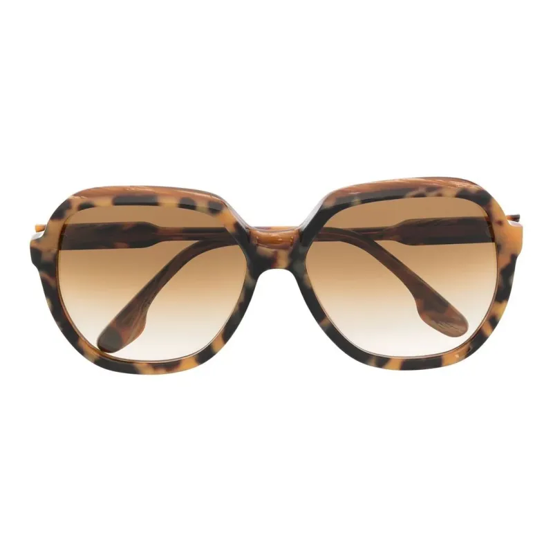 Victoria Beckham Oversized Tortoiseshell frame Sunglasses-1