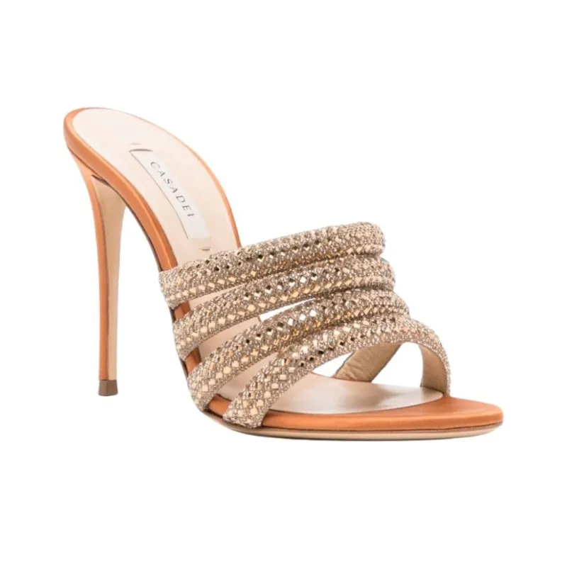 Casadei Stratosphere 110mm Studded Sandals-2