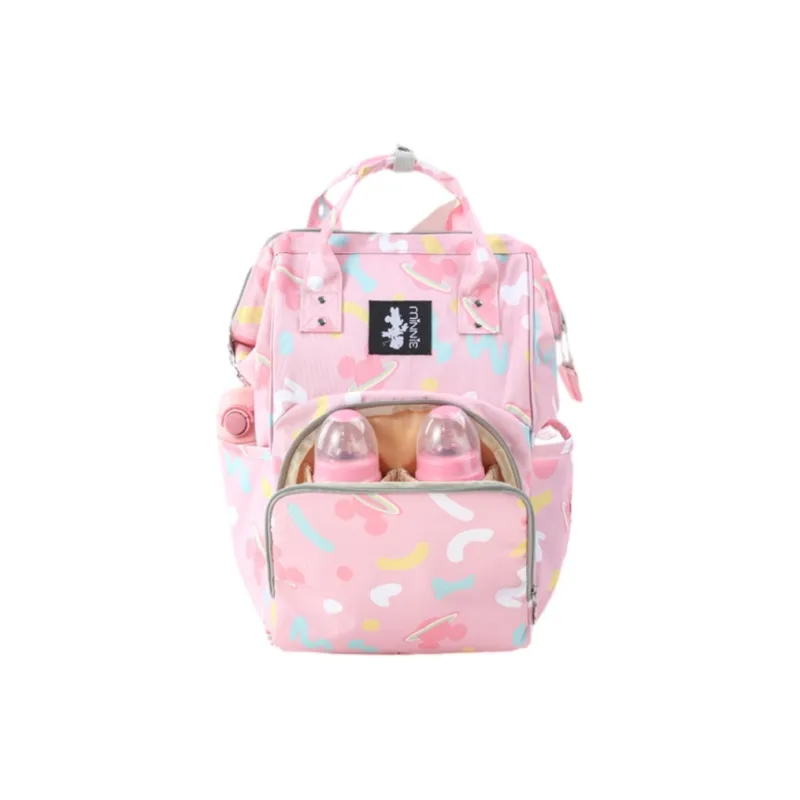 Disney Fabric Backpack Regular Unisex Colorful Minnie/Colorful Mickey-3