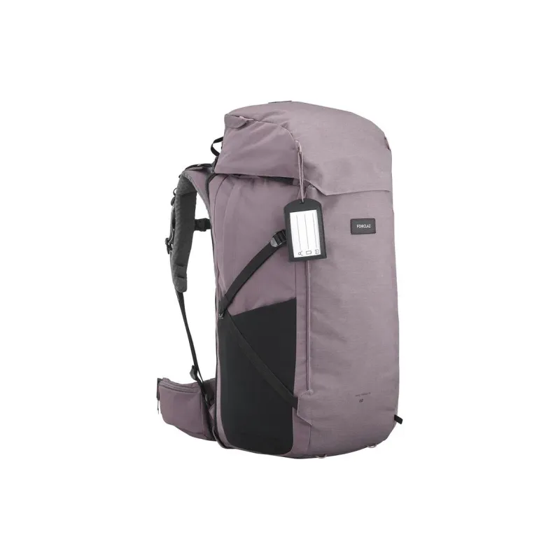 DECATHLON Polyester Travel Bag Outdoor Hiking Backpack Women's Dark Pink-1