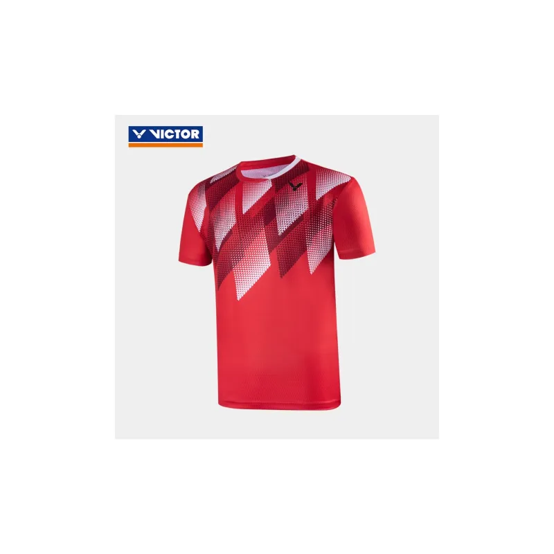 VICTOR Badminton Jersey Unisex T30000TDD Red-4