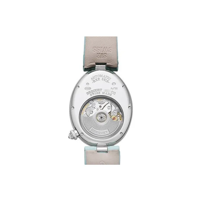 BREGUET REINE DE NAPLES Collection Automatic Mechanical Movement Women's Watch Watch 36.5*28.45mm White Dial-3