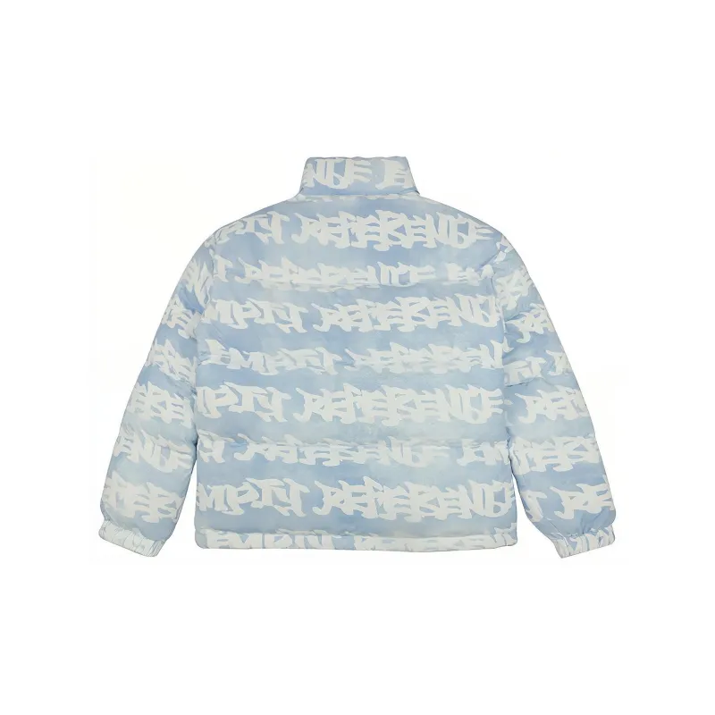 EMPTY REFERENCE Puffer Jackets Unisex Light Denim-1