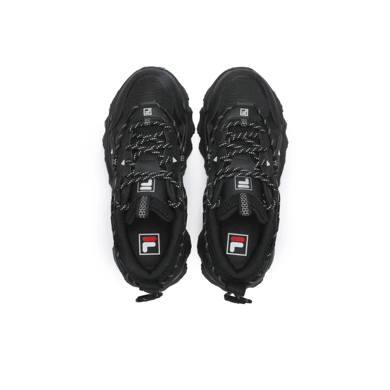 FILA FLUID 5 Anti Slip Wear Resistant Low Top Casual Shoes Women's Black-2