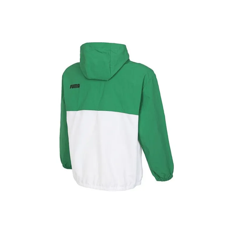 PUMA Jackets Coats Men's Green/Black/White-1