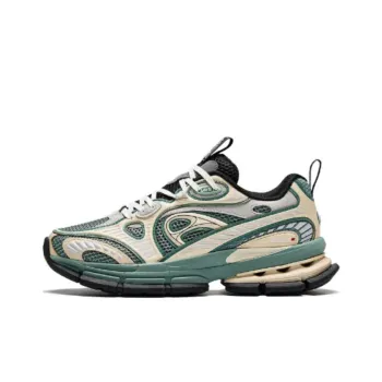 Anta Cushioned Slip Resistant Low Top Casual Shoes Women's Yellow Green