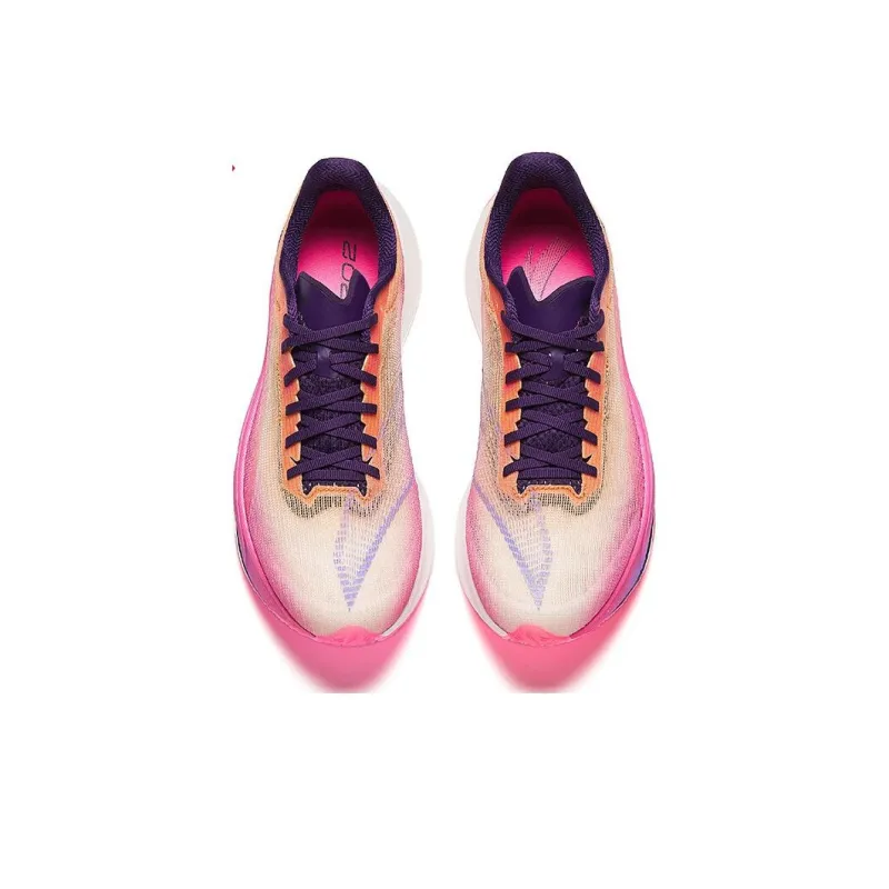 Anta Slip Resistant Low Top Training Marathon Running Shoes Men's Pink Purple White-2