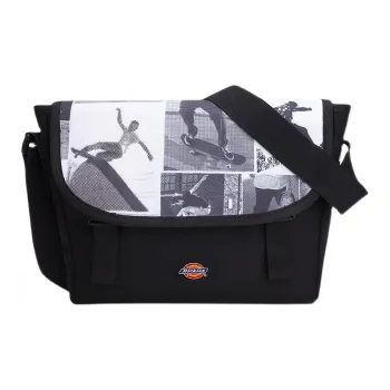 Dickies Polyester Messenger Bag Crossbody Bags Regular Unisex Black/White/Gray