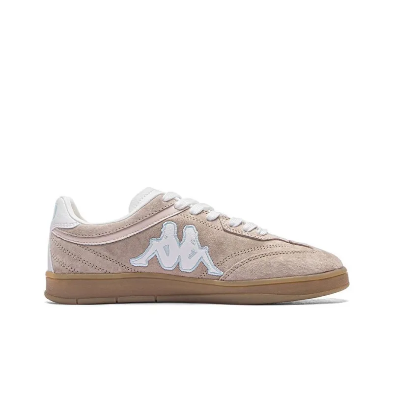 Kappa Tifo Anti Slip Wear Resistant Low Top Skateboard Shoes Women's White Pink-1