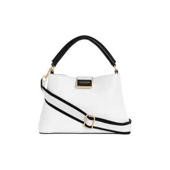 GUESS Artificial Leather Crossbody One Shoulder Handbags Small Size Women's White