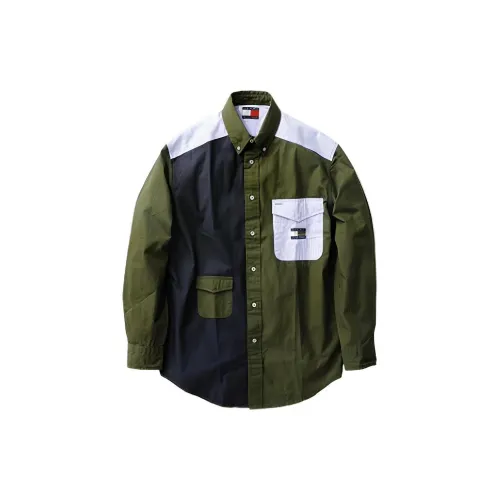 Tommy Hilfiger Shirts Men Army Green