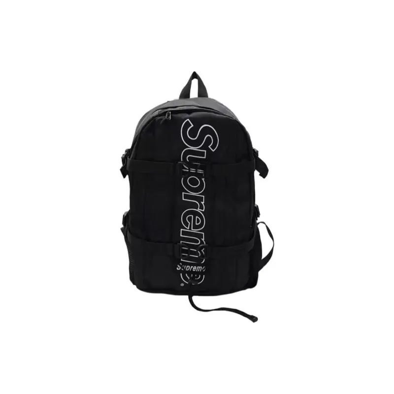 Supreme FW18 PVC Polyvinyl Chloride Backpack Unisex Black-1