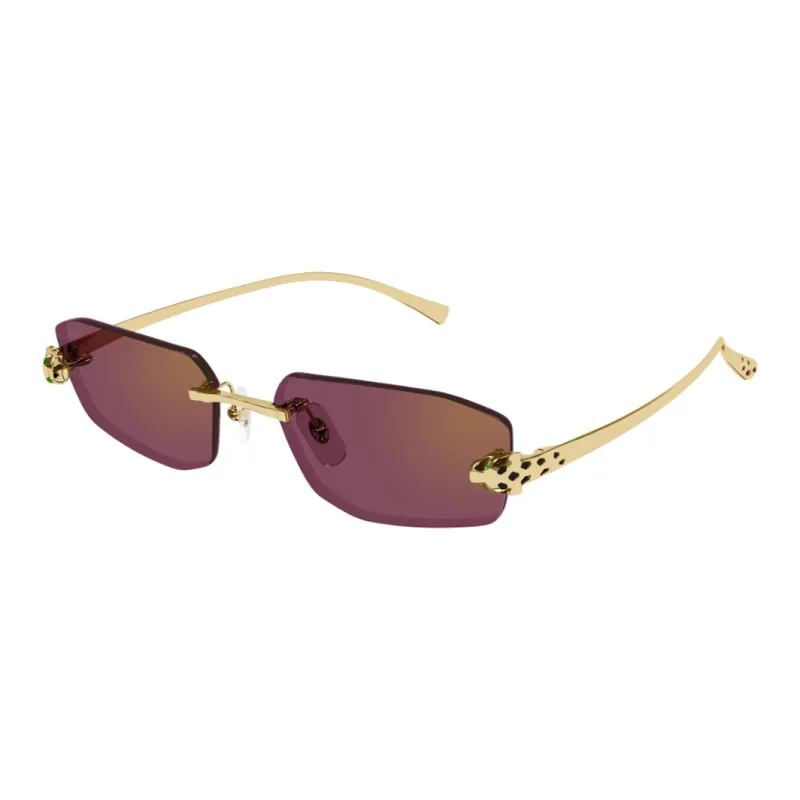 Cartier Geometric Frame Sunglasses-1