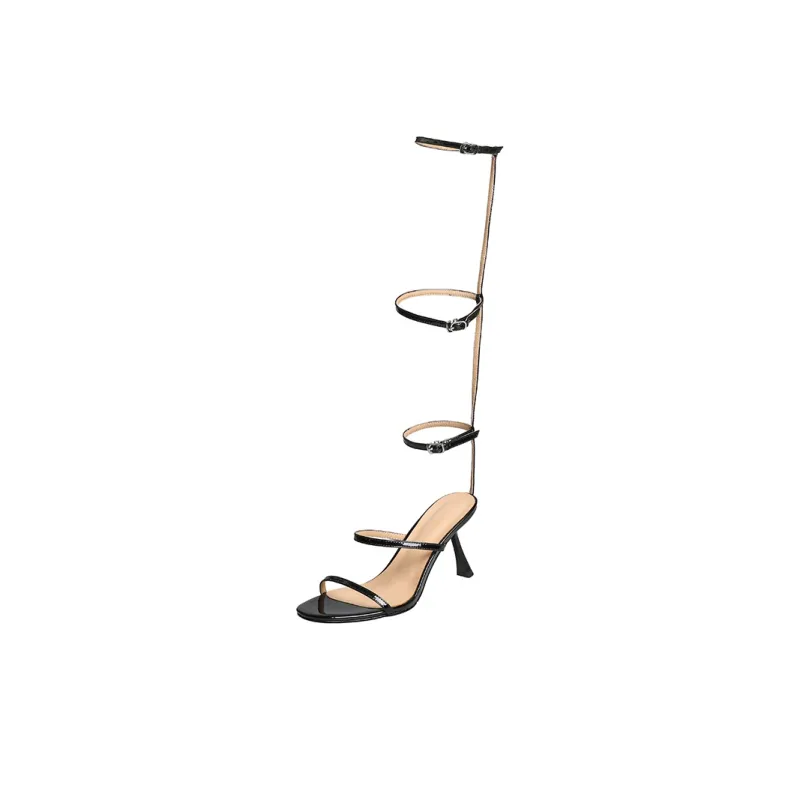 FLOWERSKAM Roman Sandals High Heel Women's-0