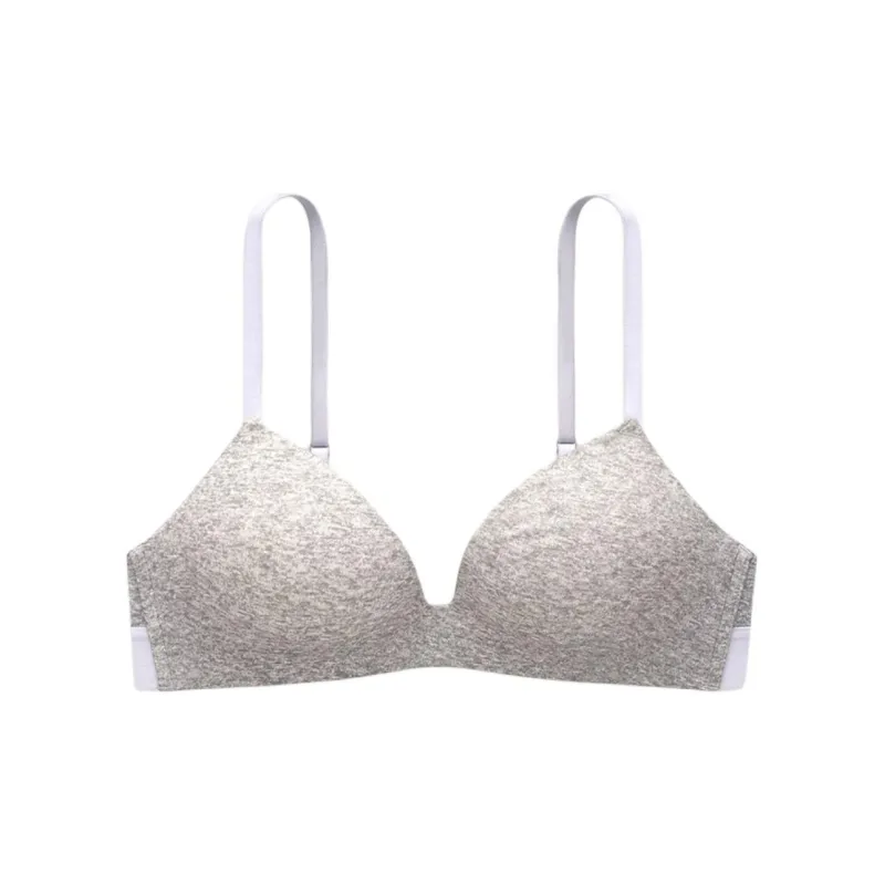 Victoria's Secret PINK 4766 Gathering Style WEAR EVERYWHERE Collection Bra Women's Heather Gray-0
