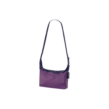 MONTBELL Nylon Crossbody Bag, Shoulder Bag Small Size Unisex Eggplant Color