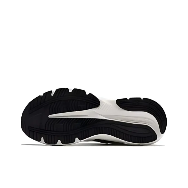 Anta Cushioning Wear Resistant Low Top Casual Running Shoes Women's White Black-3