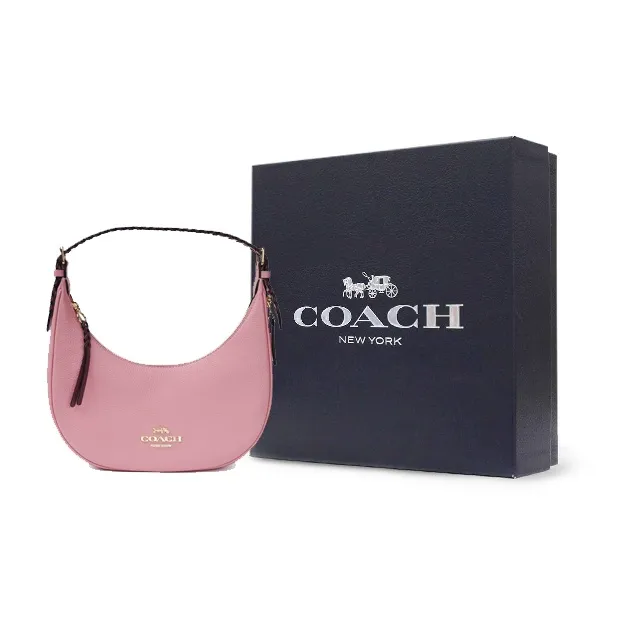 COACH Bailey Leather Hobo Bag, Shoulder Bag, Handbag Medium Size Women's Cherry Blossom Pink-6