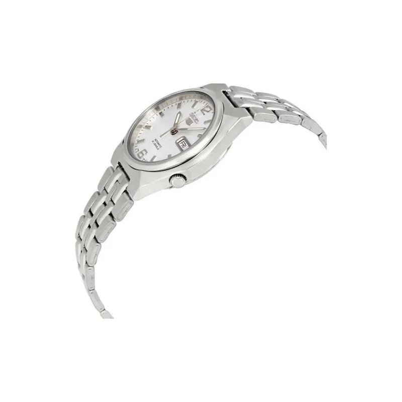 SEIKO Automatic Mechanical Movement Stainless Steel Strap Watch 37mm Men's Watch White Dial-1