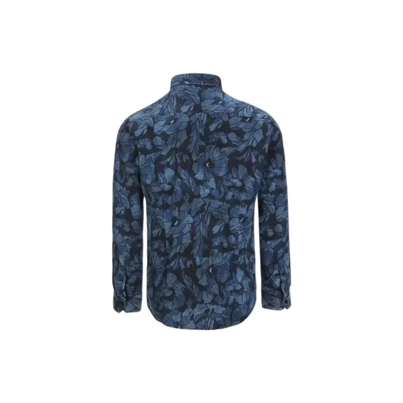 BRAUN BUFFEL Shirts Men Blue-1