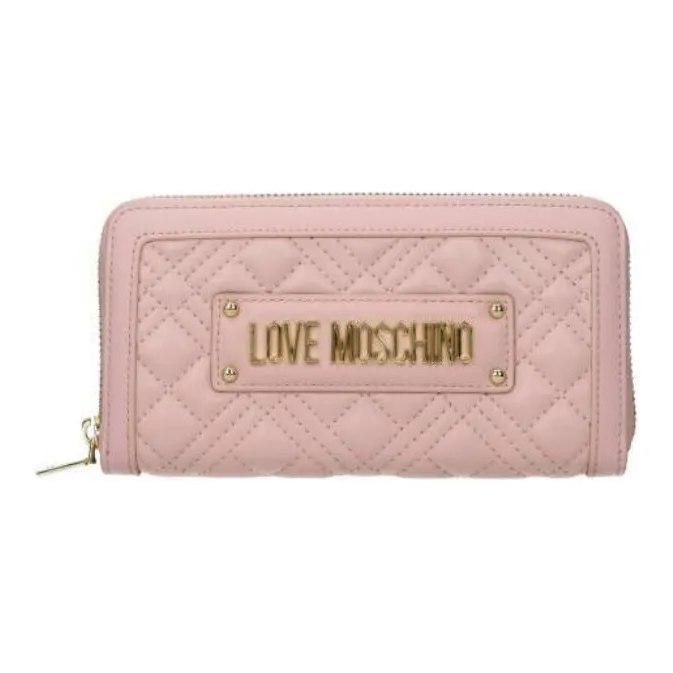 LOVE MOSCHINO Polyurethane Wallet Women's Pink-0