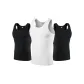 3 Pack (Black+Black+White)