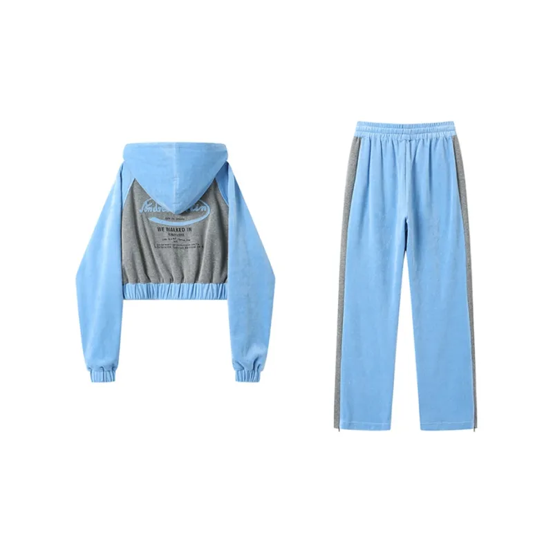 ANDREA MARTIN Casual Suit Women's Gray Blue-1